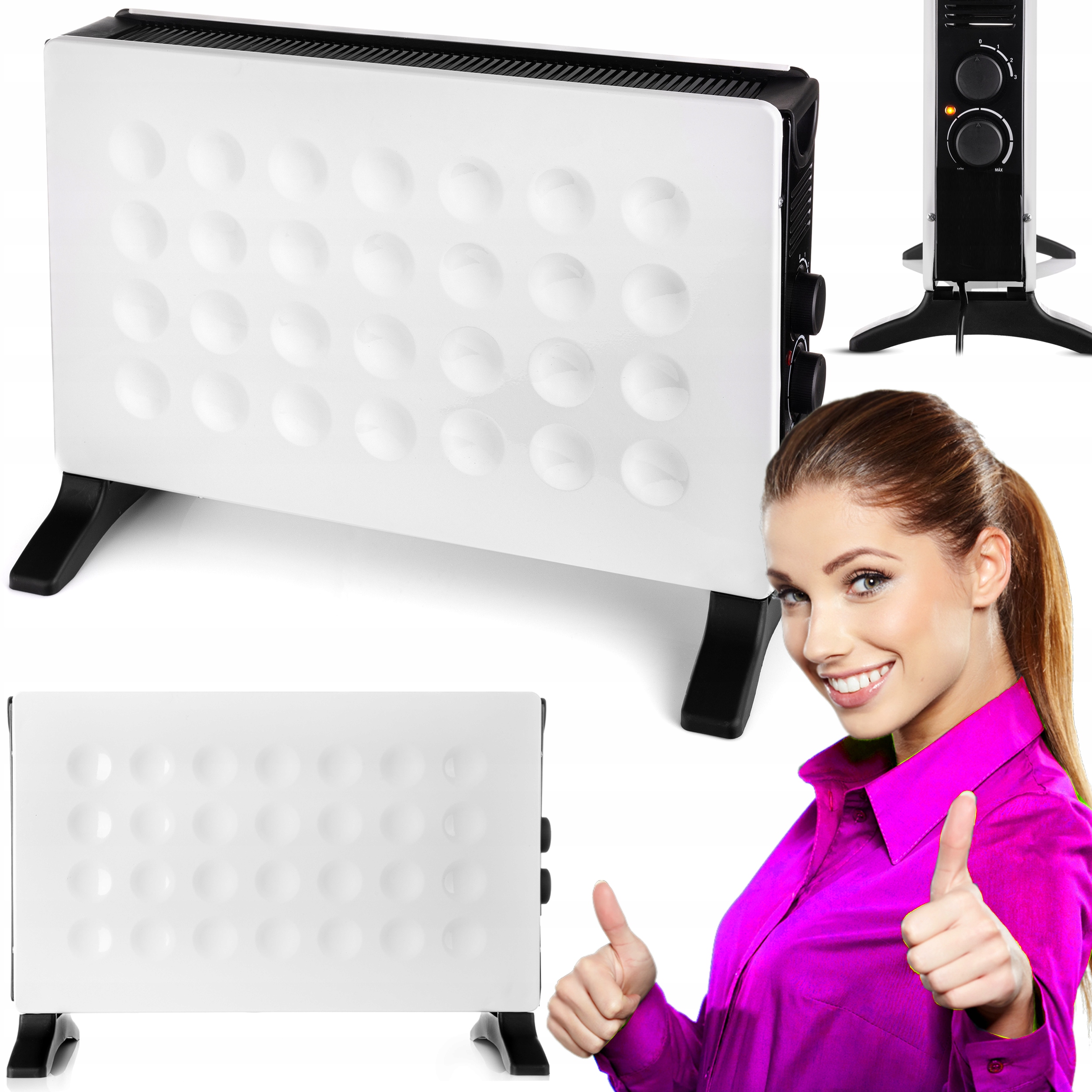 Biely konvektor Lehmann 2000 W